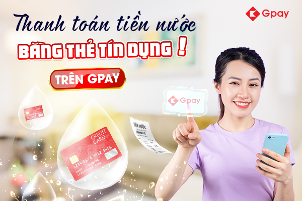 Các cách thanh toán tiền nước bằng thẻ tín dụng